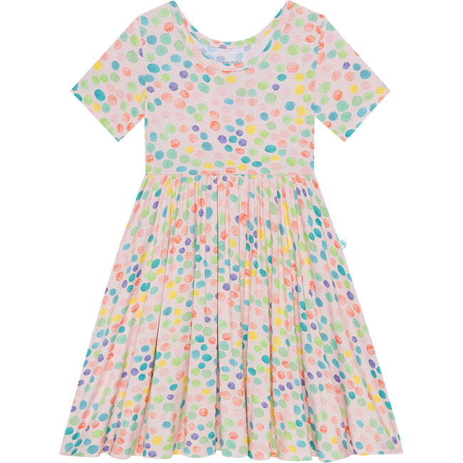 Estelle Short Sleeve Basic Twirl Dress - Dresses - 1