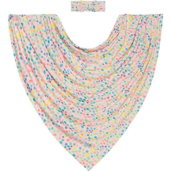 Estelle Infant Swaddle and Headwrap Set