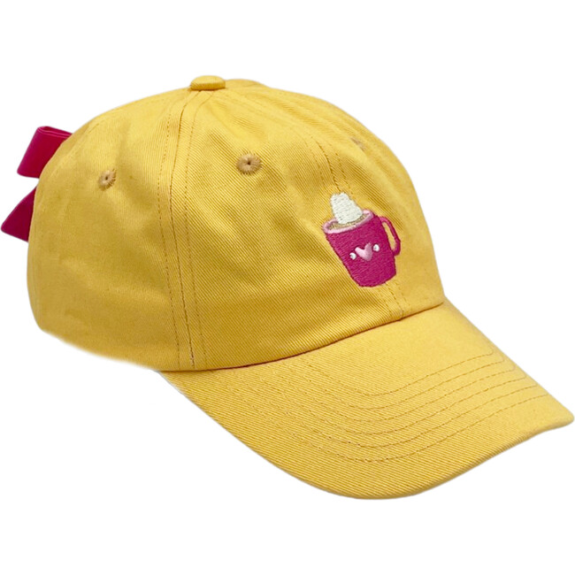Hot Cocoa Bow Baseball Hat, Harper Honey