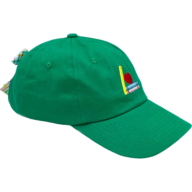 Back-to-School Bow Baseball Hat, Gretchen Green - Hats - 1