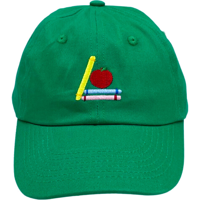 Back-to-School Bow Baseball Hat, Gretchen Green