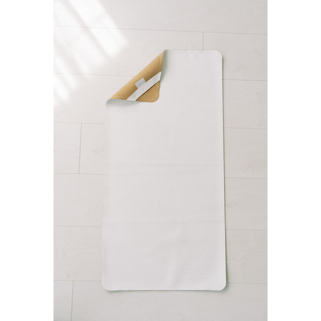 Vegan Leather Changing Pad, White - Playmats - 7