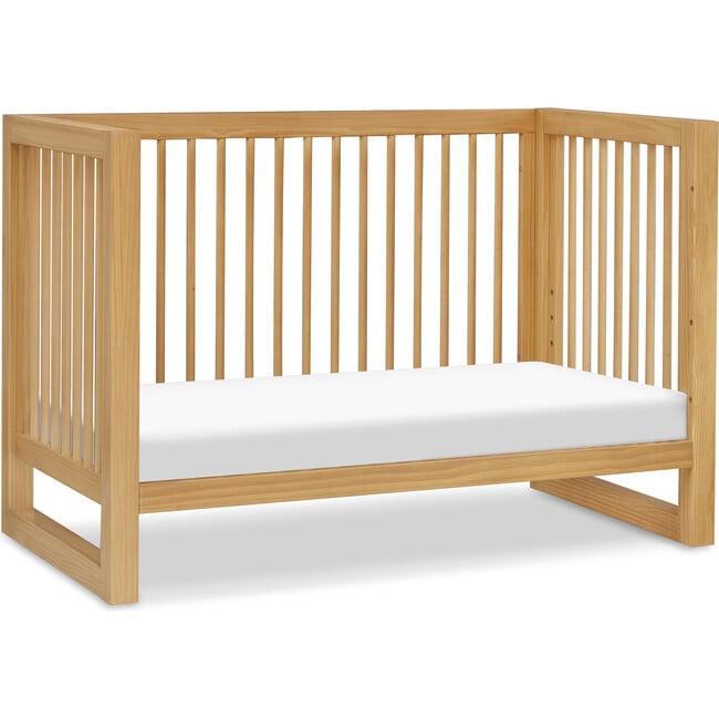 Nantucket 3-in-1 Convertible Crib with Toddler Bed Conversion Kit, Honey - Cribs - 3