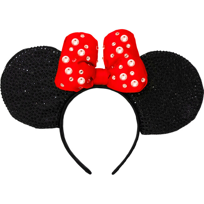 Disney Minnie Mouse Premium Sparkle Ears, Red - Costume Accessories - 1