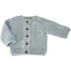 Classic Cardigan, Bowie Grey - Cardigans - 1 - thumbnail