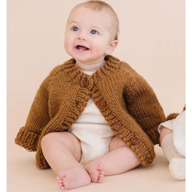 Classic Cardigan, Walnut - Cardigans - 2