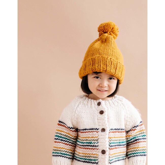 Classic Pom Hat, Mustard