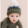 Nell Stripe Hat, Olive/Navy - Hats - 3 - thumbnail