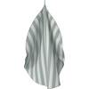 Sand Free Round Towel, Reversible Sage Green and Dove Grey Stripes - Towels - 3