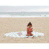 Sand Free 70" Towel, Double Sided Sage and Dove Stripes - Towels - 2