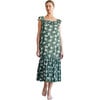 Women's Parker Dress, Green Painting - Dresses - 1 - thumbnail