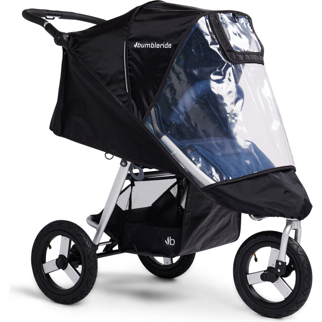 Indie Speed Non-PVC Rain Cover, Clear - Stroller Accessories - 2