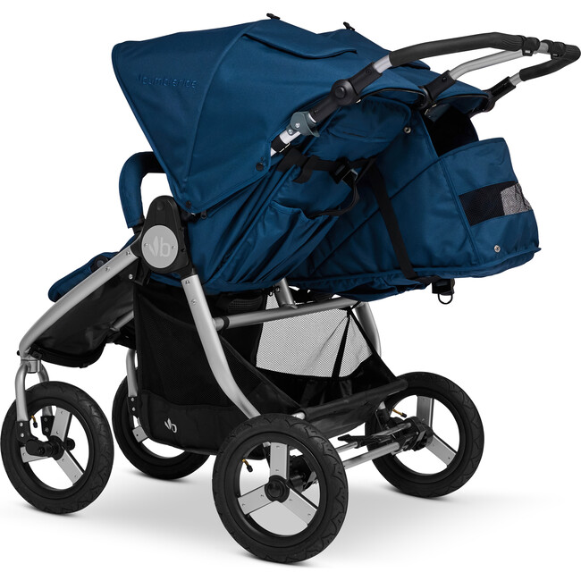 Indie Twin Maritime Double Stroller, Navy