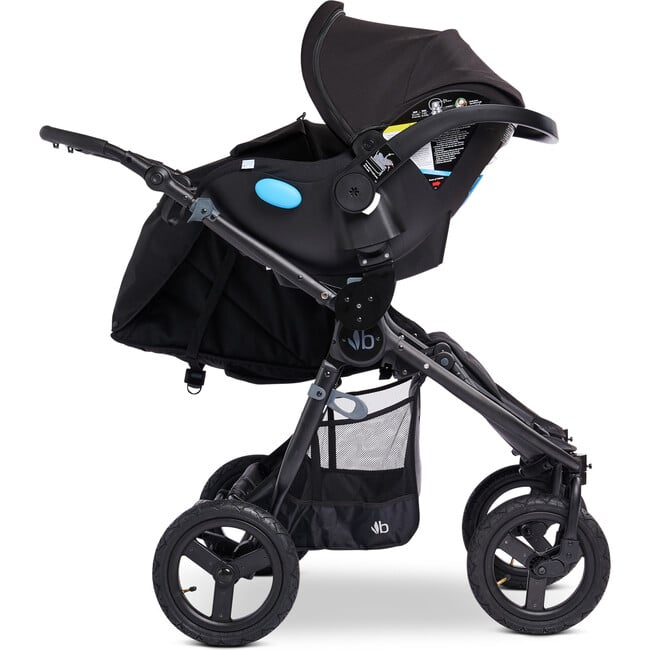 Indie Twin Adapter, Single – Maxi Cosi/Cybex/Nuna/ Clek, Black - Stroller Accessories - 3