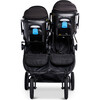 Indie Twin Adapter, SET – Maxi Cosi/Cybex/Nuna/Clek, Black - Stroller Accessories - 3