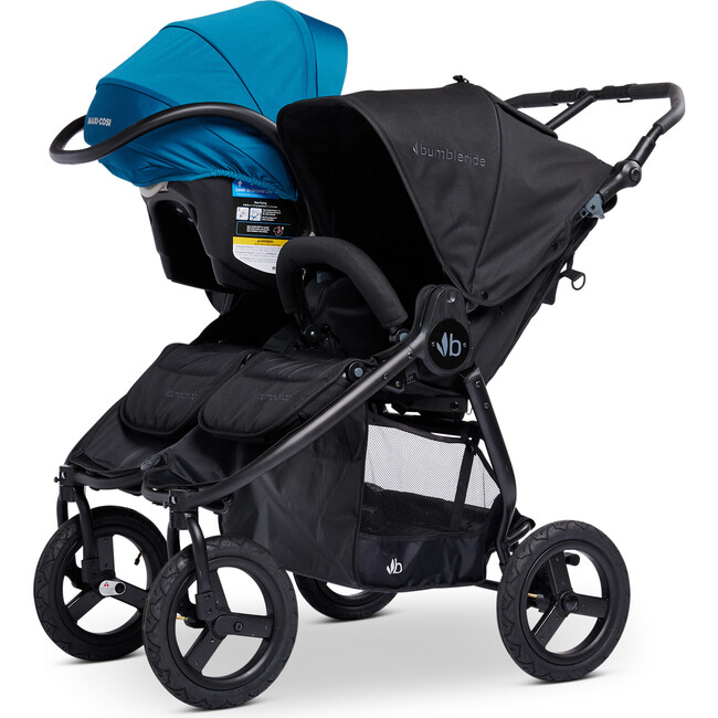 Indie Twin Adapter, Single – Maxi Cosi/Cybex/Nuna/ Clek, Black - Stroller Accessories - 4