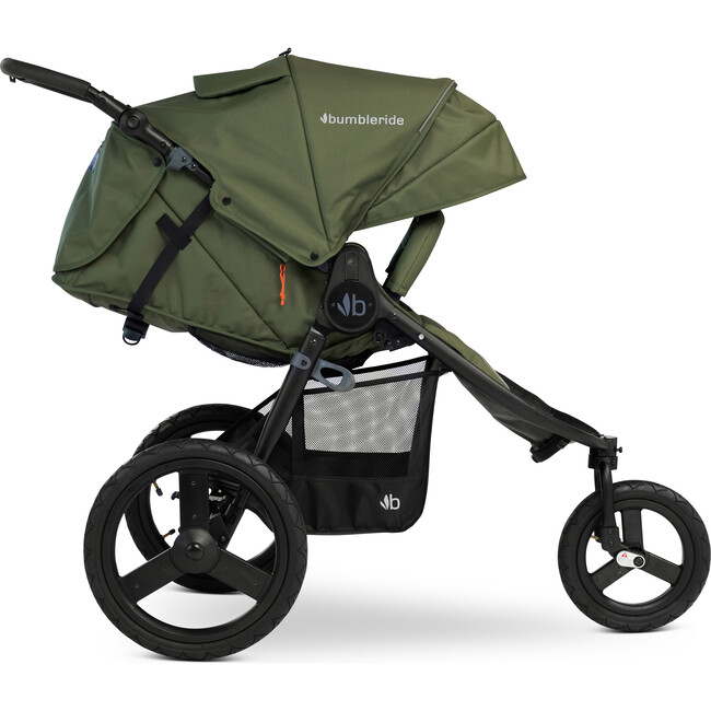 Speed Olive Jogging Stroller, Green - Single Strollers - 5