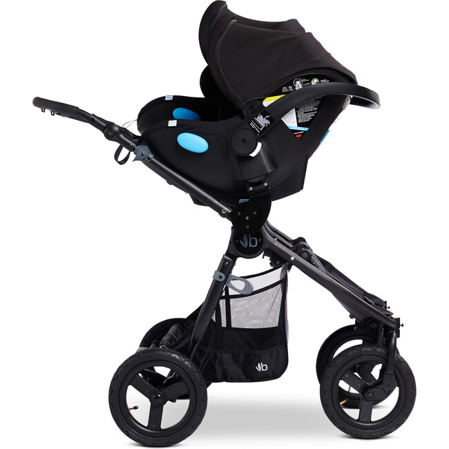 Indie Twin Adapter, SET – Maxi Cosi/Cybex/Nuna/Clek, Black - Stroller Accessories - 4
