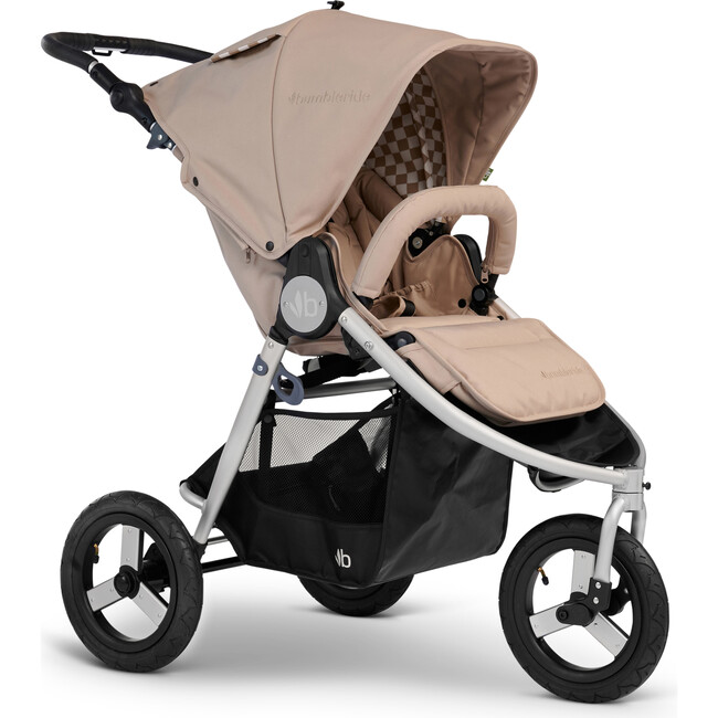 Indie Sand All Terrain Stroller, Beige - Single Strollers - 7