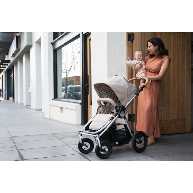 Era Sand Reversible Stroller, Beige - Single Strollers - 4