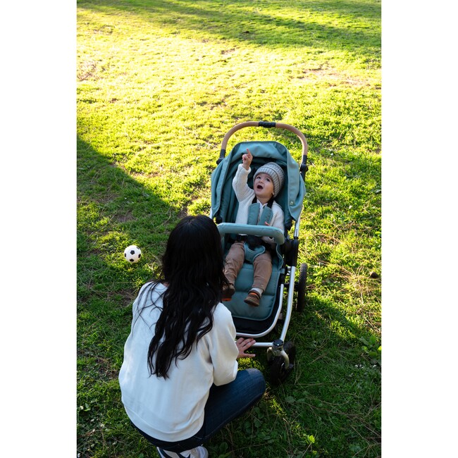 Era Sea Glass Reversible Stroller, Blue - Single Strollers - 4