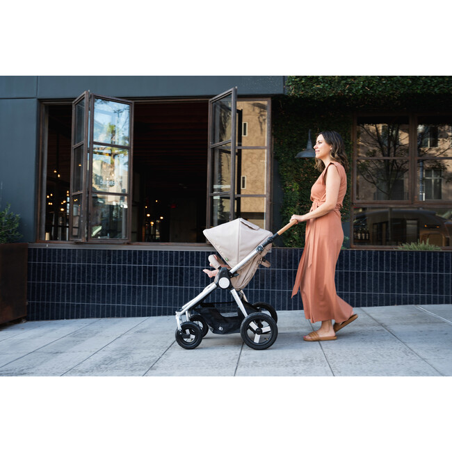 Era Sand Reversible Stroller, Beige - Single Strollers - 6