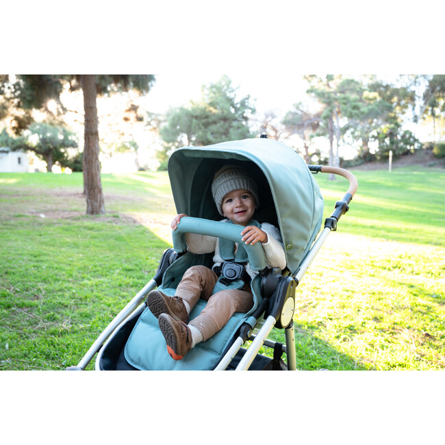 Era Sea Glass Reversible Stroller, Blue - Single Strollers - 6