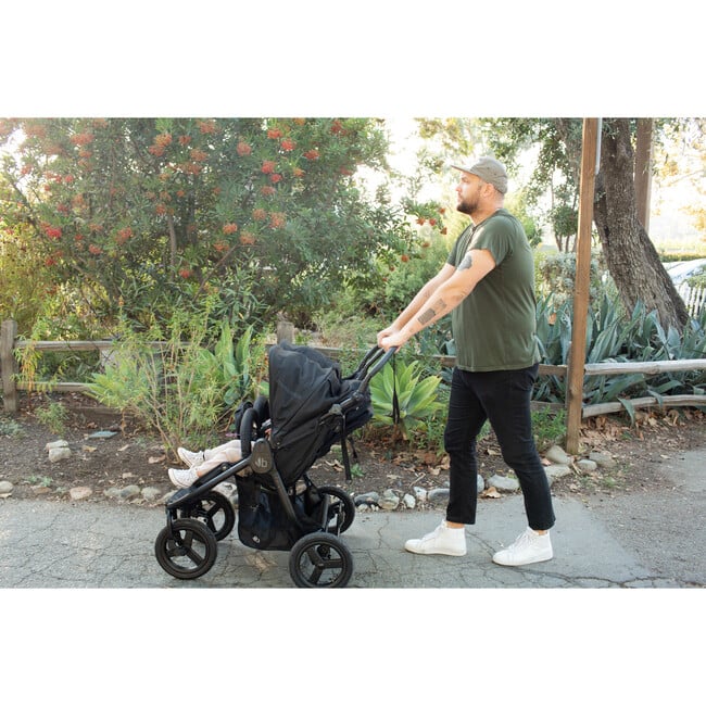 Indie Twin Black Double Stroller, Black - Double Strollers - 6