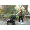 Indie Twin Black Double Stroller, Black - Double Strollers - 6 - thumbnail