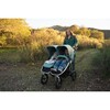 Indie Twin Sea Glass Double Stroller, Blue - Double Strollers - 9