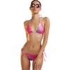 Coral String Bikini Bottom, Pink - Two Pieces - 1 - thumbnail