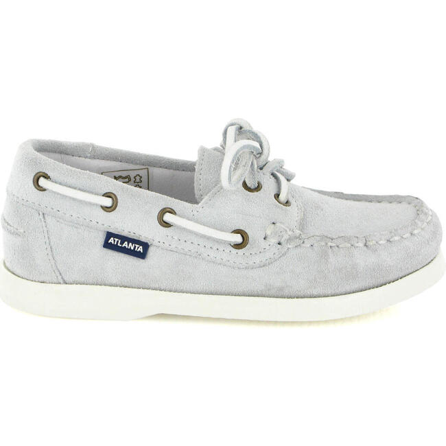 Suede Boat Shoes, Natural