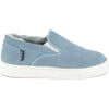 Wool Lining Suede Slip On Sneakers, Sky Blue - Sneakers - 1 - thumbnail