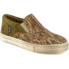 Leather Slip On Sneakers, Camel - Sneakers - 2