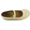 Patent Leather Mary Jane Ballerina, Beige - Mary Janes - 6