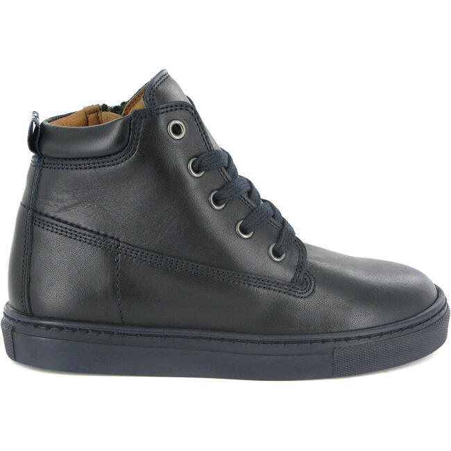 Leather Laces Boot, Dark Blue
