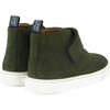 Nubuck One Strap Sneaker Boot, Green - Sneakers - 3