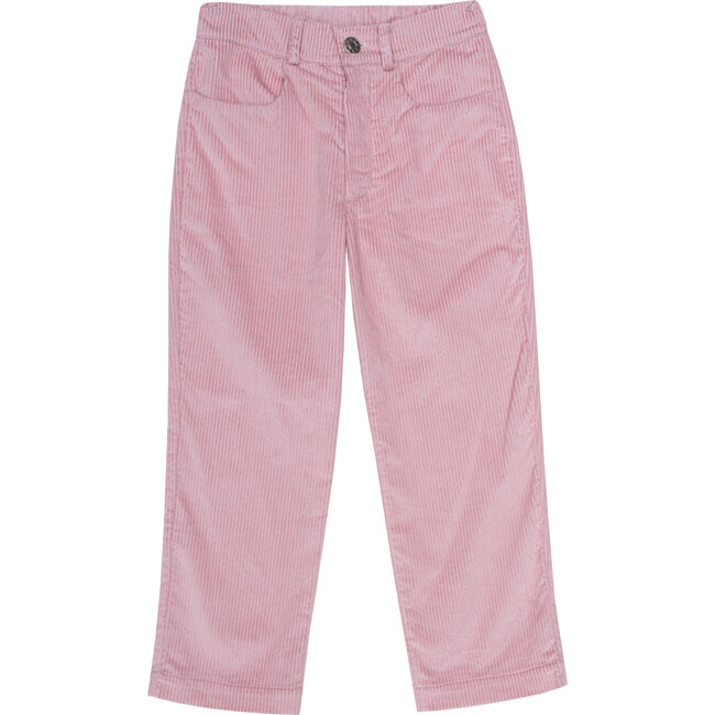Corduroy Trousers Amsterdam, Pink - Pants - 1
