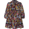 Chiffon Dress Marchesi, Multicolor - Dresses - 1 - thumbnail
