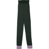 Seamless Knit Leggings Traveller, Green - Pants - 1 - thumbnail
