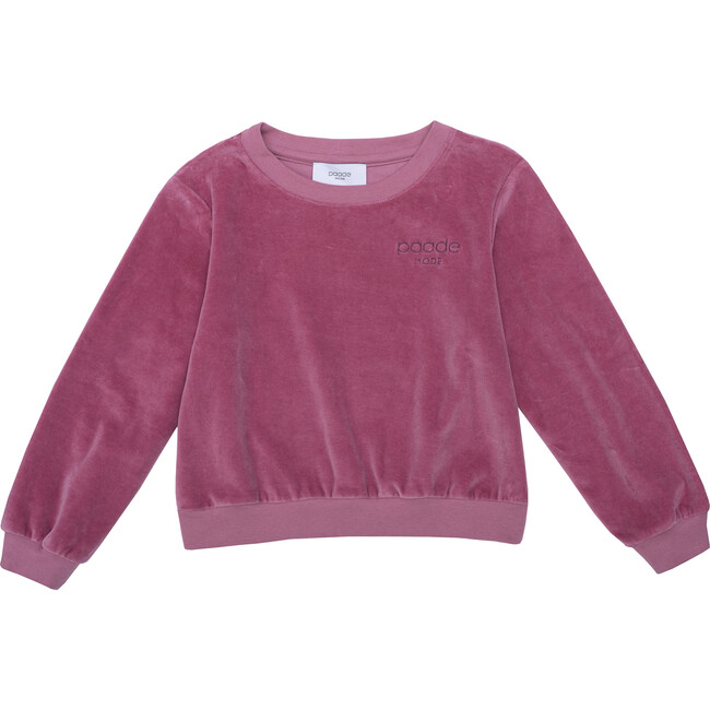 Velvet Logo Sweater Copenhagen, Pink