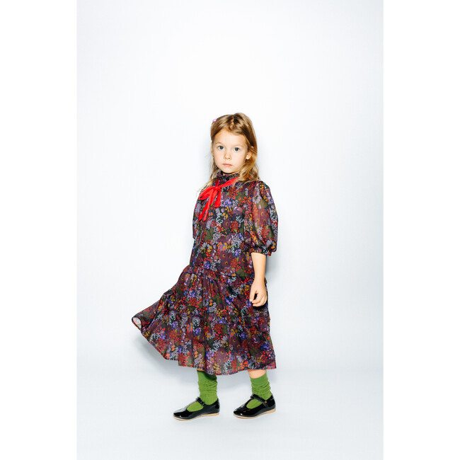Chiffon Maxi Dress de Flore,  Multicolor