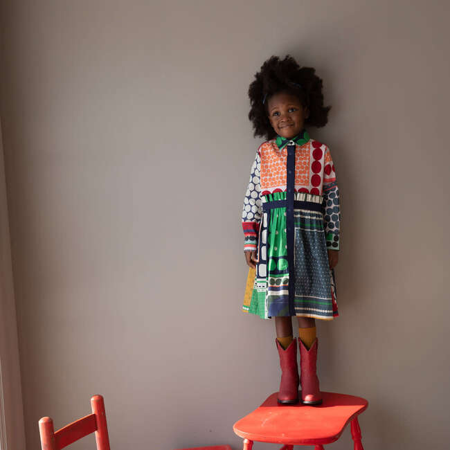 Newburgh Ruffled Frock, Bandana - Dresses - 2