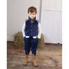 Patchwork Down Filled Vest, Levi - Vests - 2