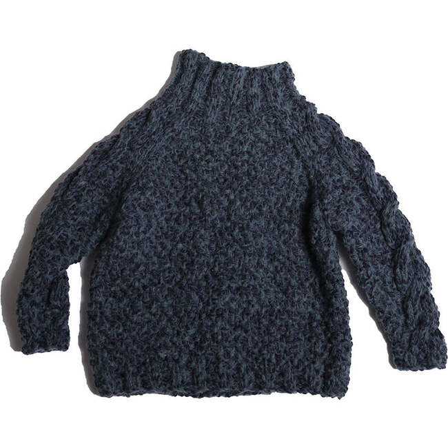 Lancaster Cabled Turtleneck, Levi Mix - Sweaters - 3