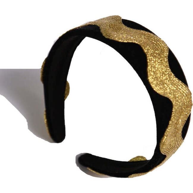 Herero XL Ric Rac Headband, Antique Gold