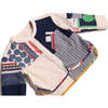 Baby Baxter Patchwork Henley, Opal Mix - Shirts - 3