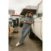 Women's Coveralls, Railroad Stripe Denim - Rompers - 3