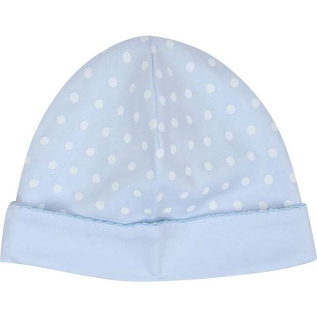 Polka Dots Baby Hat, Blue