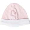 Gingham Baby Hat, Pink - Hats - 1 - thumbnail
